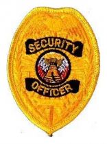 Security Officer Badge Patch- Liberty Bell