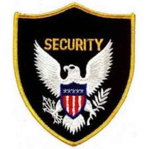 Security Shoulder Patch with Eagle