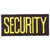 SECURITY Chest Patch- Heat Sealable, 4" X 2"