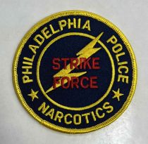 Philadephia Narcotics Strike Force Police Patch