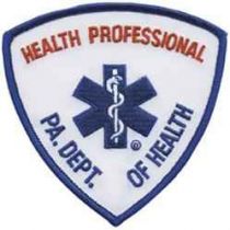 Health Professional PA Dept. of Health Patch