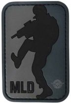 MLD PVC Morale Patch, Major League Door-Kicker, BLACK