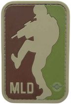 MLD PVC Morale Patch, Major League Door-Kicker, TAN