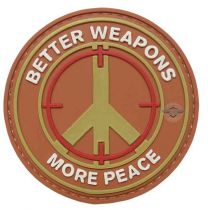 Better Weapons, More Peace PVC Morale Patch