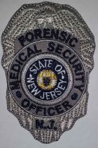 New Jersey Forensic Badge Patch, Ann Klein, 2.25"x3.5"