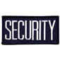 White on Navy 4x2 SECURITY Chest Patch