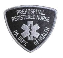 SUBDUED PHRN PA Patch, Pre-Hospital Registered Nurse, Black