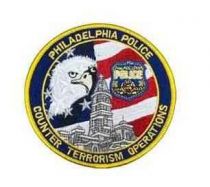 Phila Police Counter Terrorism Operations Patch