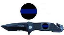 Blue Line Black Knife w/ Seatbelt & window punch, Assist