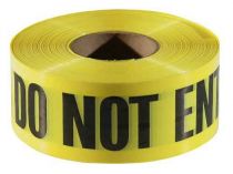 Do Not Enter Barricade Tape- 3 Mil. X 1000'