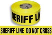 Sheriff Barricade Tape- 3 Mil. X 1000'