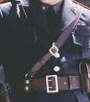 1-1/4" Shoulder Strap, Basketweave Leather