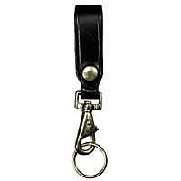 Leather Key Strap with Single Snap