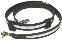 Firefighter Radio Strap w/ Reflective, Plain Leather