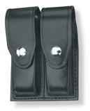 Leather Double Magazine Case, Fit Code 4, 45 Cal