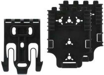 Quick Locking System Kit 3, QLS Attaches to ALL Safariland 3-Hole Pattern Holsters