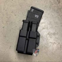 AR / Double Pistol Mag Combo bZero9, Plain Matte Black