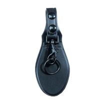 Key Holder with Leather Back Flap