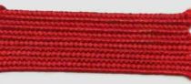 1/2" Red Ribbed Braid