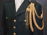 US Army Bandsman's Aiguillette, Scarlet with Gold Tips