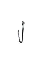 SILVER HOOK for Blouse EACH, Closure Belt Hook Flatwire