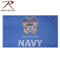 US Navy Anchor Flag, 3' x 5'