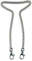 20" Silver Whistle Chain