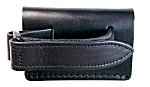 Velcro Walkie-Talkie Radio Holder, Basketweave Leather