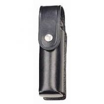 Large Leather Chemical Spray Holder with Flap, Snap-on