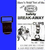 Break Away Clips for Shoulder Straps from JayPee