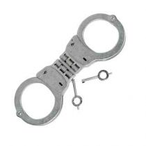 Smith & Wesson Nickel Hinged Handcuffs with Push Pin Lock