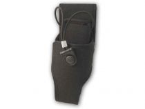 Leather Swivel Radio Holder W/Elastic Strap