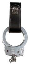 Perfect Fit Handcuff Strap with Safety Snap, Plain Leather