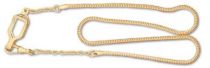 Whistle Snake Chain Clasp Epaulette, Gold