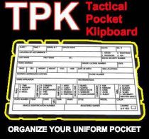 Tactical Pocket Klipboard, TPK, 3"x5" Field Interview Cards