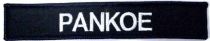 1/2" Chrome on BEAR Navy Nametape, Right Chest