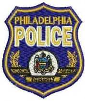Philadelphia Police Logo Embroidered, 3" x 3.5"