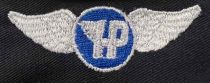 Highway Patrol Wings "HP" Logo Embroidery
